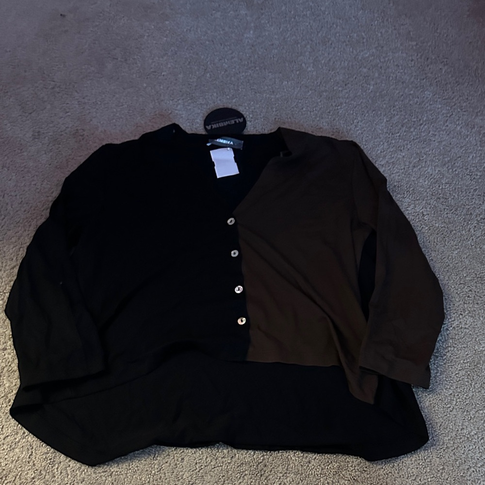Black Button Down Shirt for Women